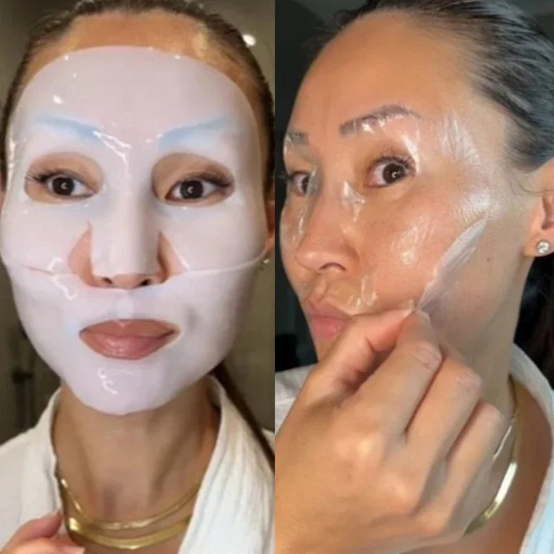 Collagen Face Mask Moisturizing Brightening Deep Hydration Overnight Mask Nourishing Refreshing Face Skin Care Bio Collagen Mask