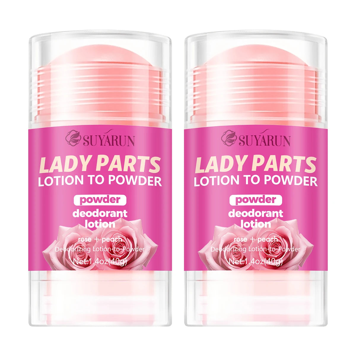 SUYARUN Ladies Deodorant Anti-Sweat Moisturizing Refreshing Long-Lasting Comfort Fragrance Body Care Product.