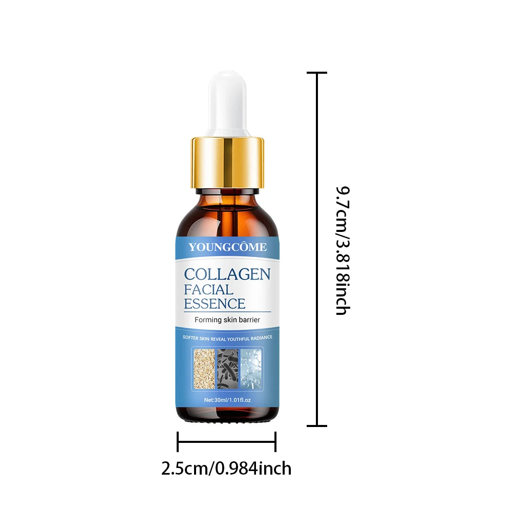 Collagen Face Serum Skincare Moisturizing Soothing Nourishing Firming Lifting Face Serum Pore Shrink Whitening Smooth Skin Care