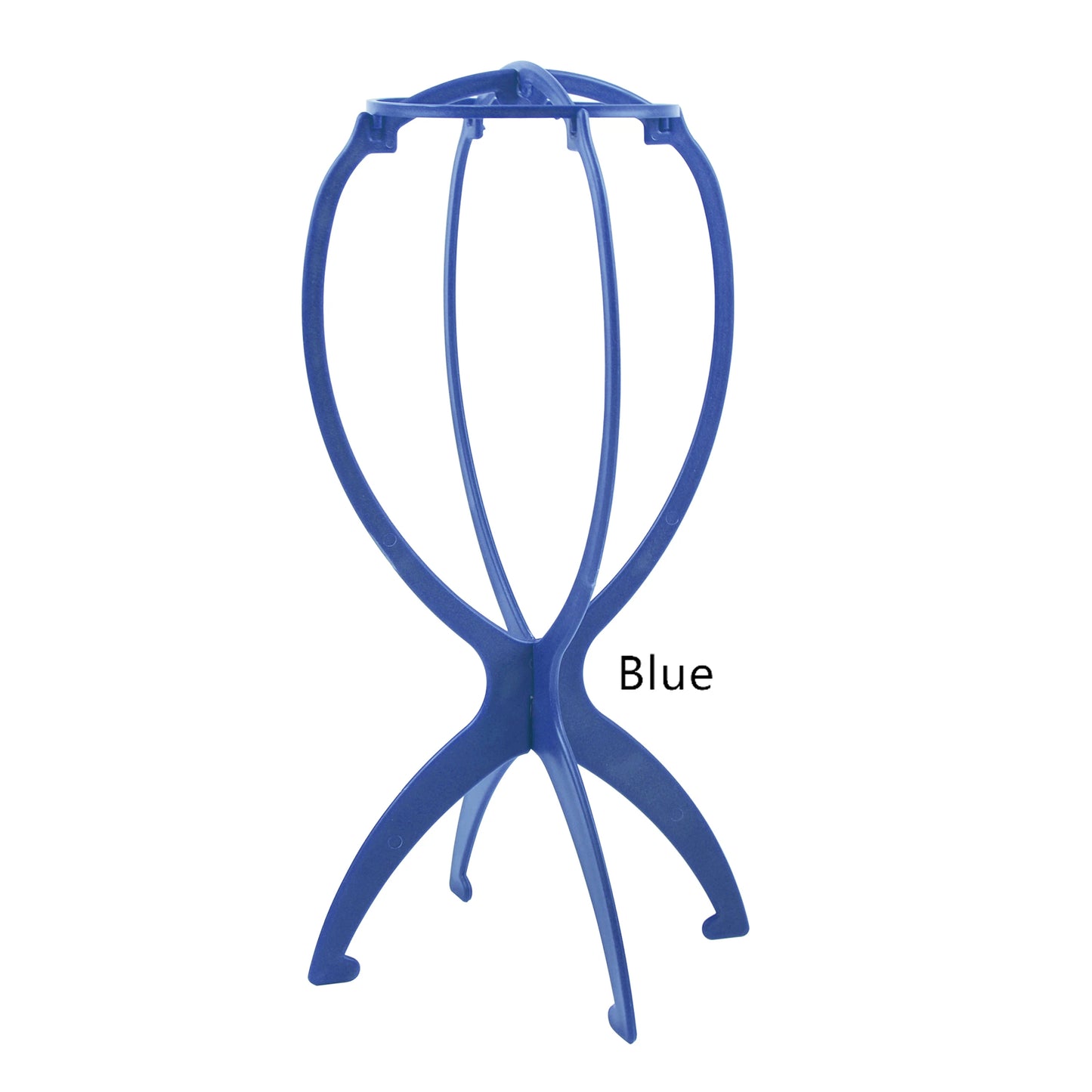 1PC Colorful Ajustable Wig Stands Plastic Hat Display Wig Head Holders 16.5x34cm Mannequin Head/Stand Portable Folding Wig Stand