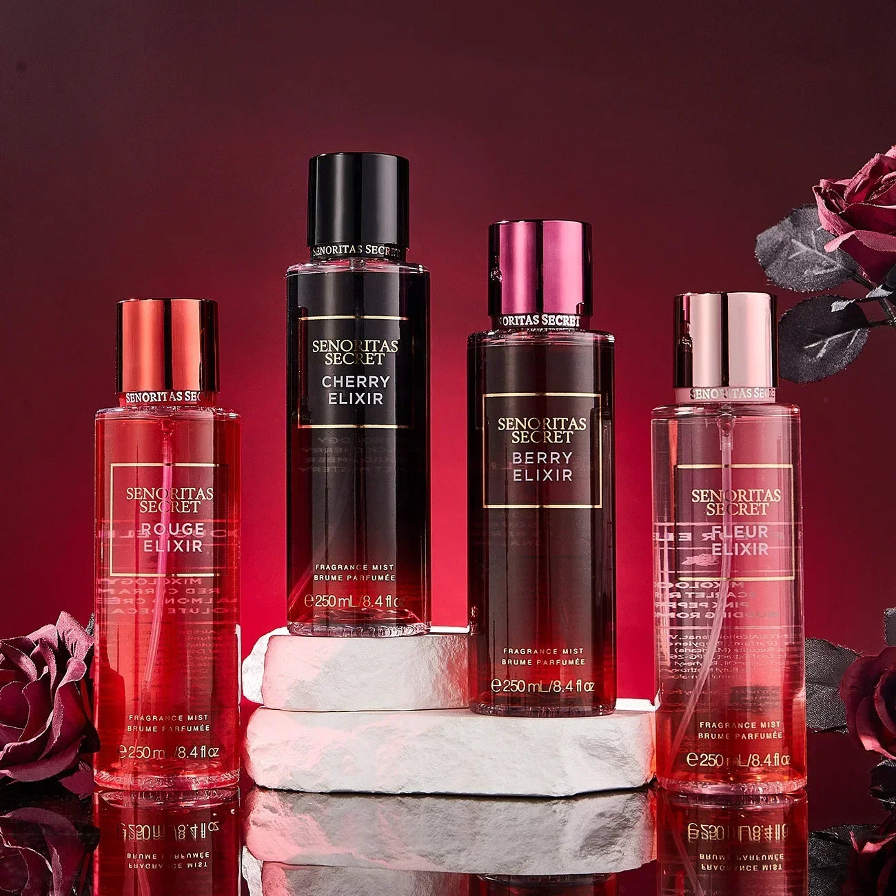 Body Spray Women's Fragrance Floral and Fruit Tone Lasting Fragrance Thailand's 250ml