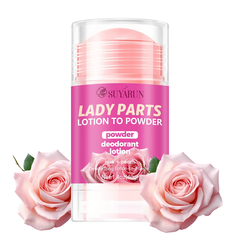SUYARUN Ladies Deodorant Anti-Sweat Moisturizing Refreshing Long-Lasting Comfort Fragrance Body Care Product.