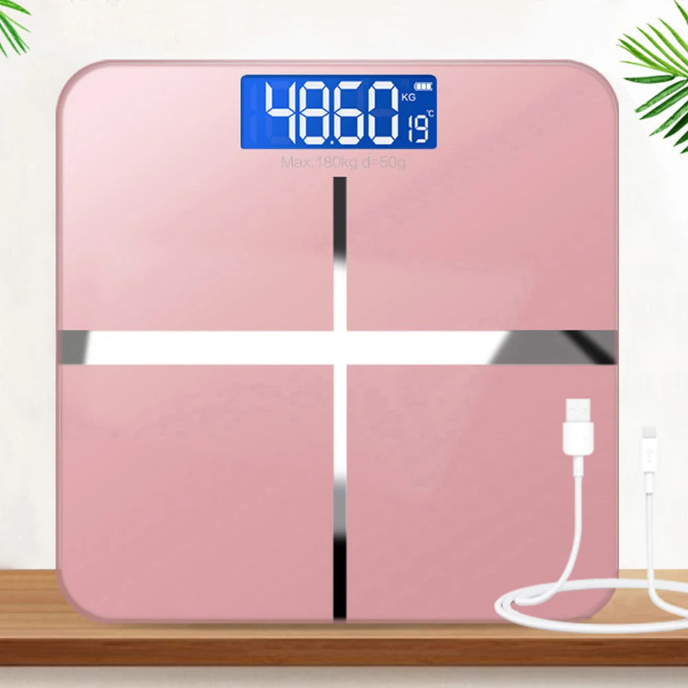 Weight Loss Weighing Device HD Display Electronic Weight Scale USB Charging BatteryPrecision Tool for Home Supplies Adult Health
