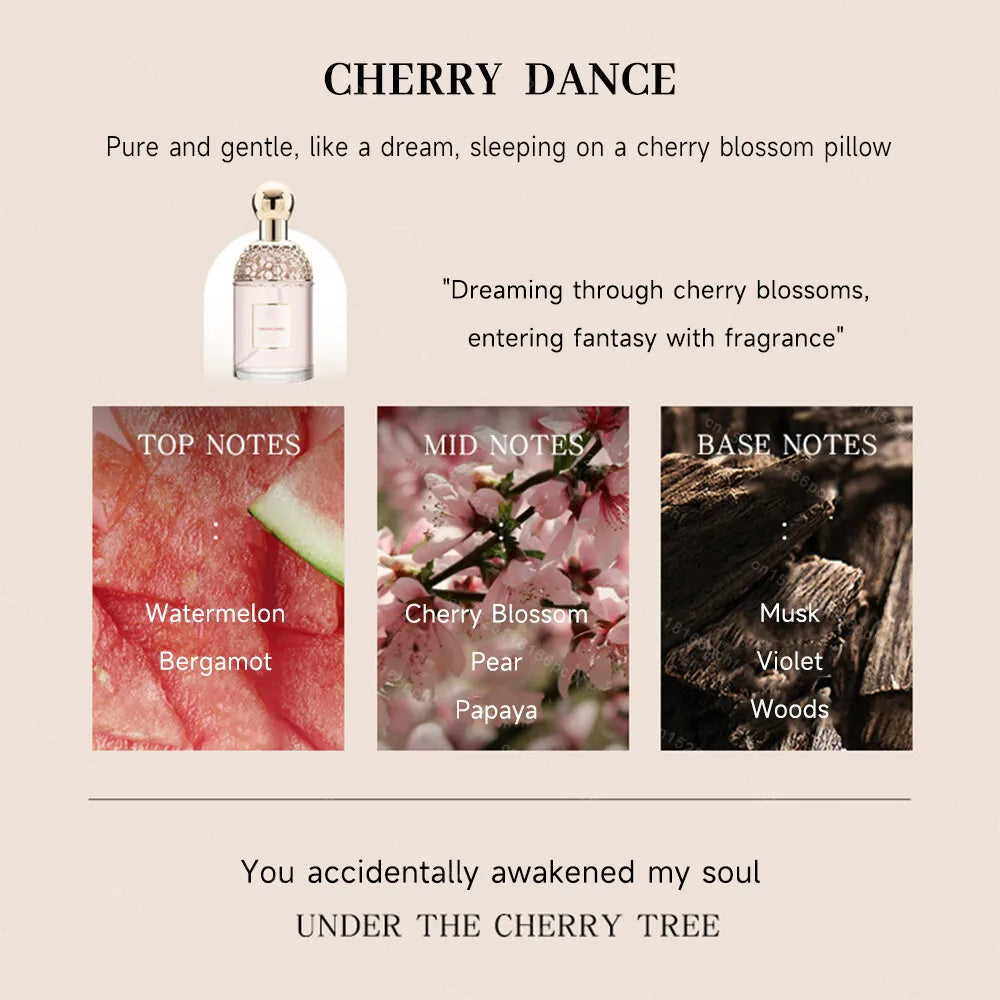 100Ml Brand Perfume Natural Fresh Women Perfumes Spray Lasting Floral Fruity Scent Fragrance Attractive Pheromone Daily Cologne