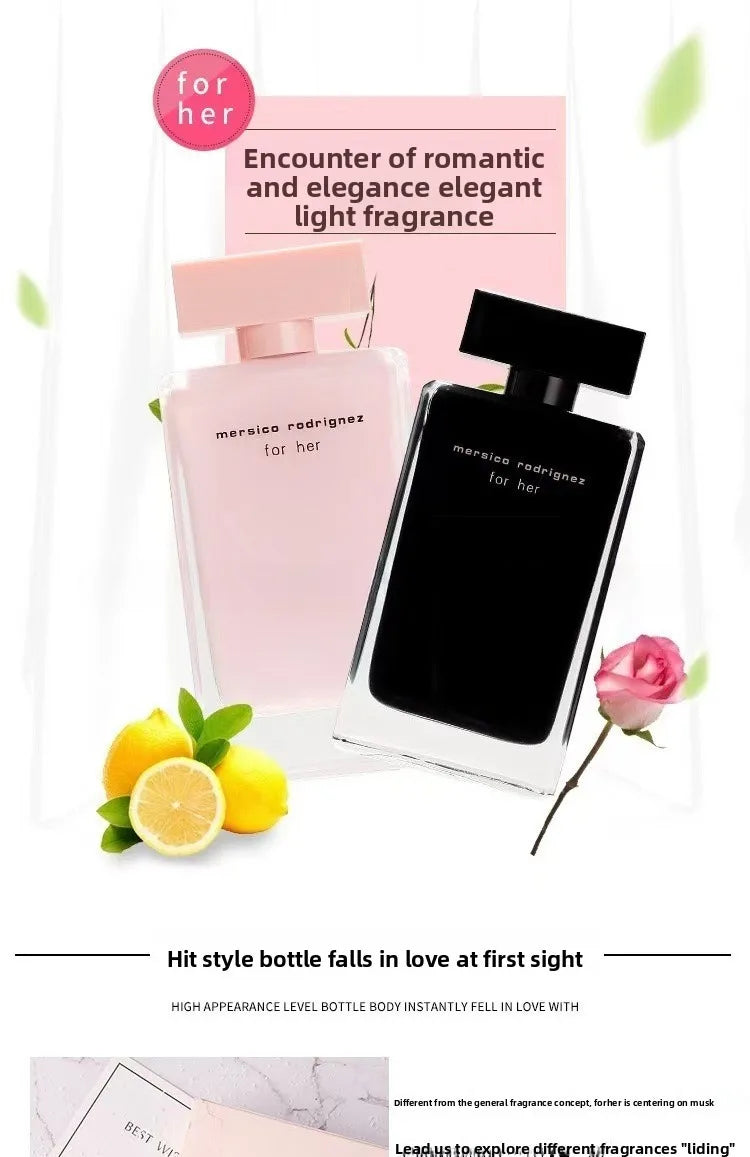 Classic Perfume Series Women's Rose Red Pure Musk Powder White Fatty Perfume Women Eau De Parfum Mujer Fragrance Avon Perfume