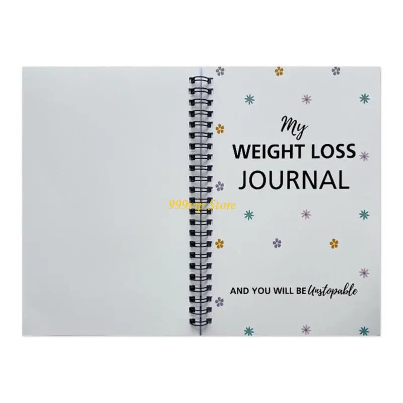 C90C Weight Loss Journal Pounds Lost & Body Measurement Notebook Workout Scheduler Notebook for Workout Mood Sleep Tracking