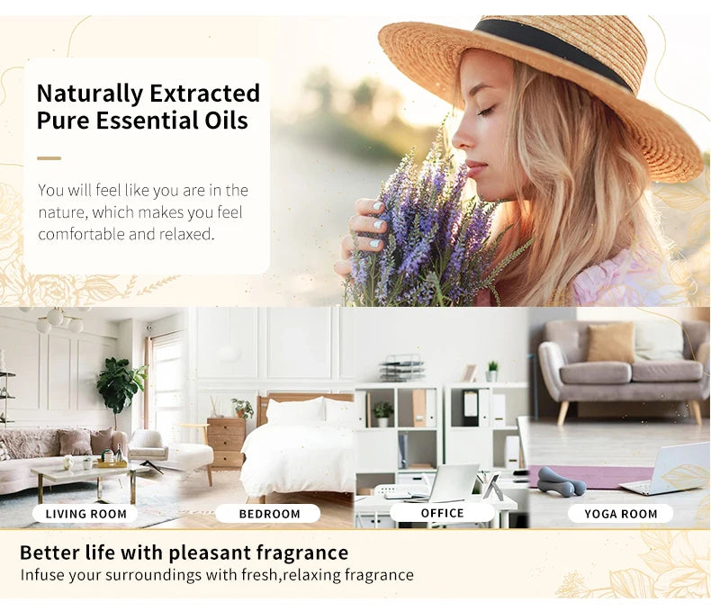 22 Bottles Essential Oils Set for Diffusers Nature Essential Oil Aromatherapy Oils Scents for Home,Humidifier,Candle Making Oil