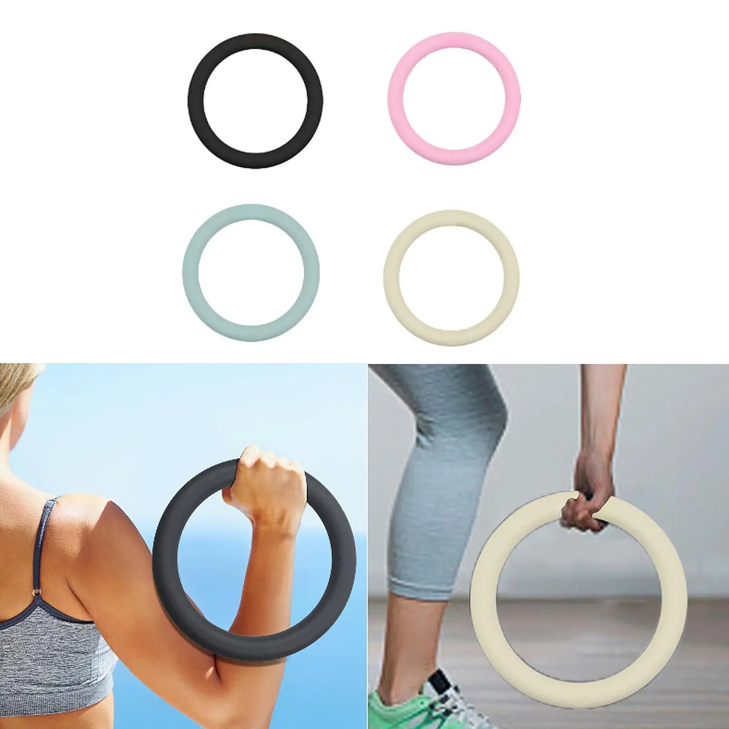 Weight Ring for Indoor and Outdoor Workout Equipment Kettlebell Weighted Circle 5lb for Yoga Exercise Pilates Strength Training