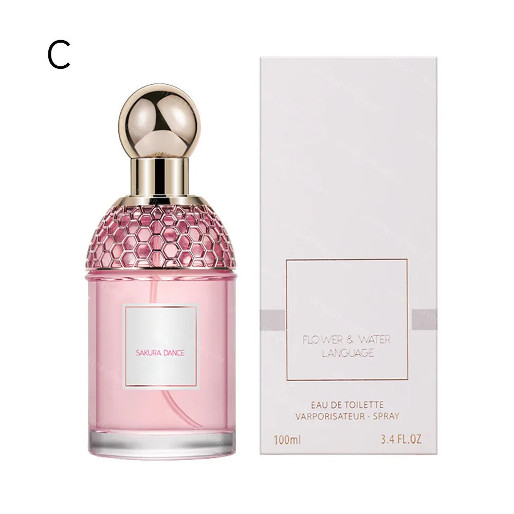 100Ml Brand Perfume Natural Fresh Women Perfumes Spray Lasting Floral Fruity Scent Fragrance Attractive Pheromone Daily Cologne