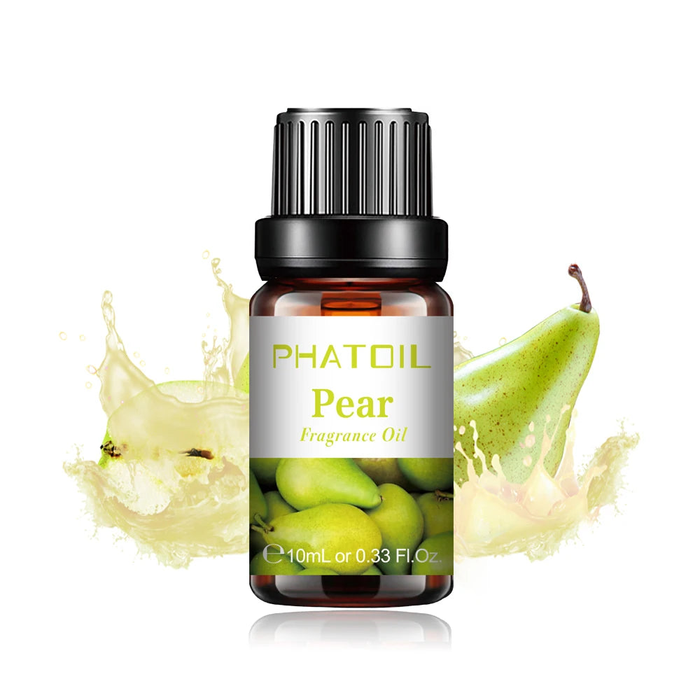 PHATOIL 10ml Strawberry Fragrance Oil Fruit Perfume Making Coconut Tangerine Mango Passion Fruit Watermelon Lemon Fig Aroma Oil