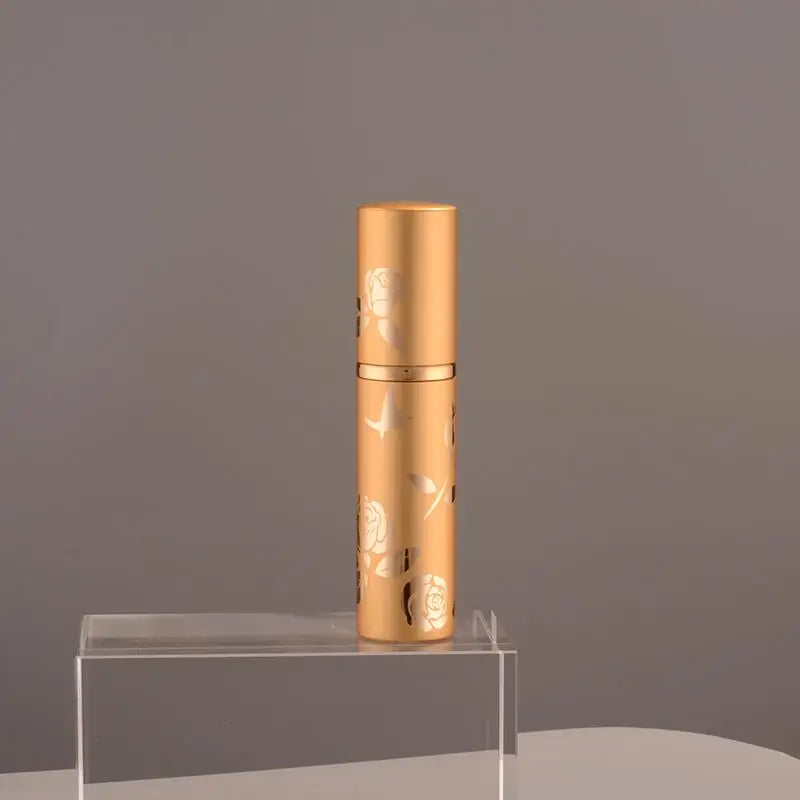 Luxury 10ml Glass Perfume Bottle Metal Perfum Bottles Empty Atomizer Glass Spray Botle Refillable Vials