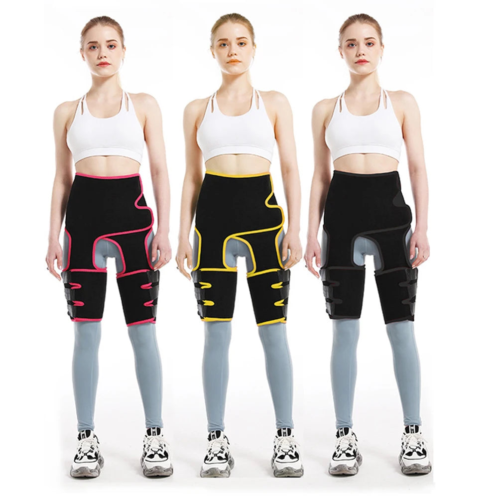 Waist Trainer for Women,3 In 1 Waist Thigh Trimmer and Weight Loss for Workout,Body Shaper Weight Loss Butt Lifter Waist Trainer