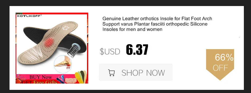 Silicon Gel Insoles Foot Care For Plantar Fasciitis Heel Spur Running Sport Insoles Shock Absorption Pads Arch Orthopedic Insole