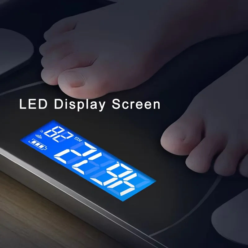 Weight scale electronic weighing smart body fat scale household precision charging small durable weight loss weighing scale