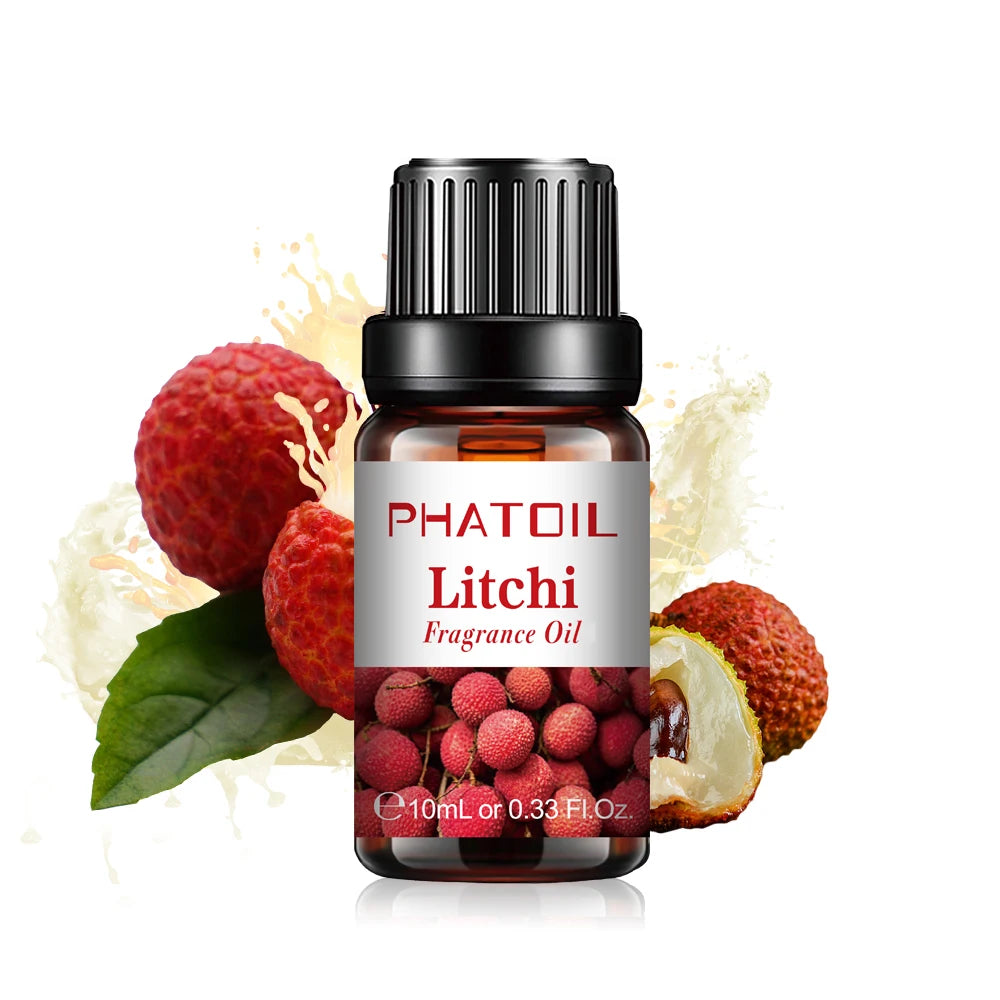 PHATOIL 10ml Strawberry Fragrance Oil Fruit Perfume Making Coconut Tangerine Mango Passion Fruit Watermelon Lemon Fig Aroma Oil