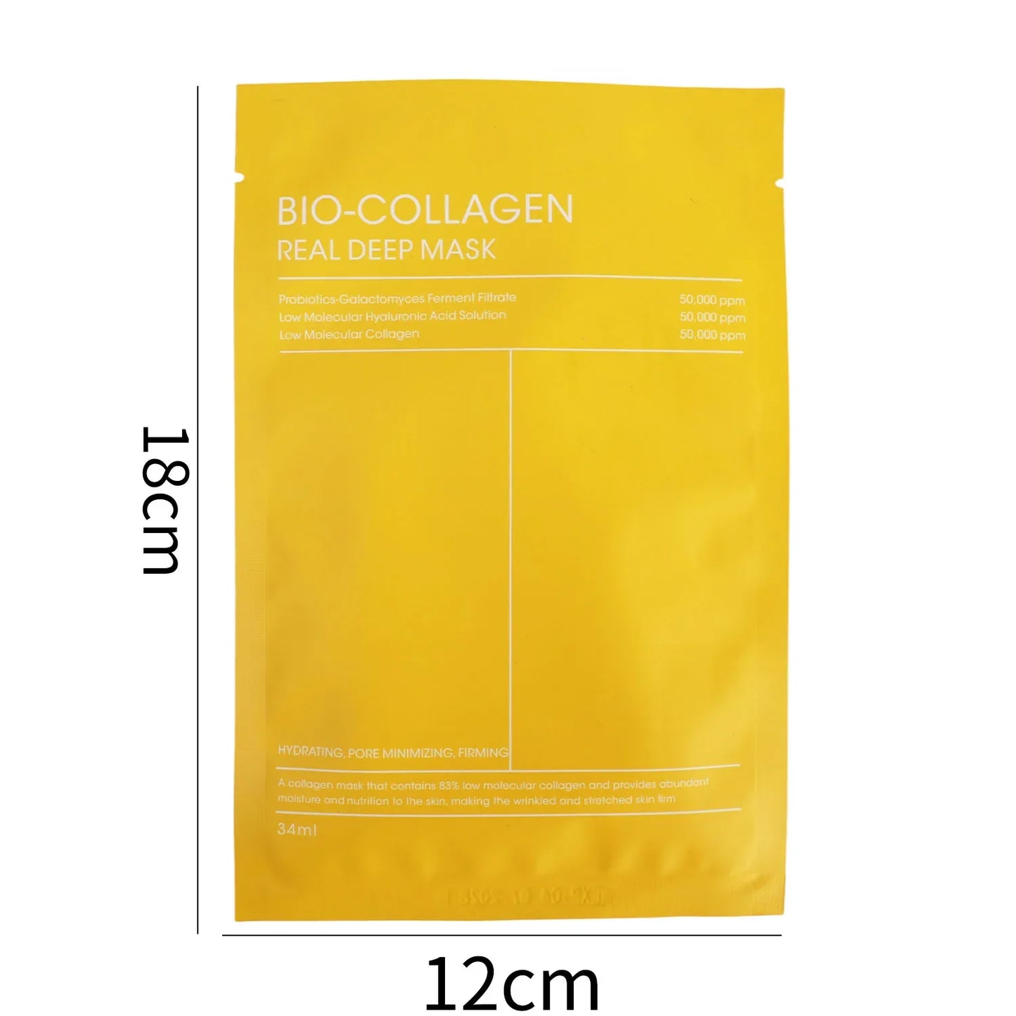 Collagen Face Mask Moisturizing Brightening Deep Hydration Overnight Mask Nourishing Refreshing Face Skin Care Bio Collagen Mask