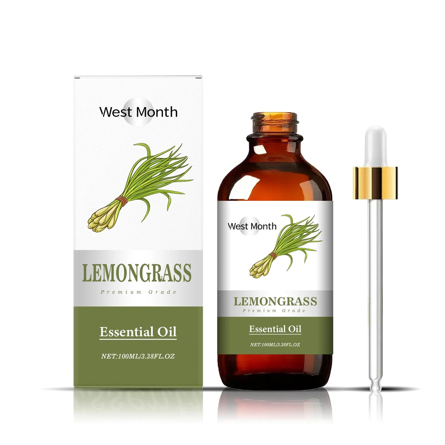 Lemongrass Soothing Essential Oil Moisturizing Brightening Whitening Plant Fragrance Smoothing Refreshing Relaxing Essential Oil