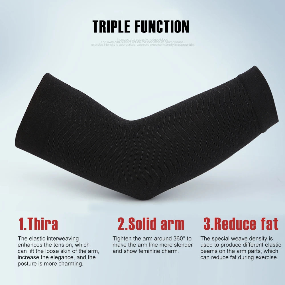 Arm Slimming Shaper Wrap,Arm Compression Sleeve Women Weight Loss Upper Arm Shaper Helps Lose Arm Fat Toneup Arm Shaping Sleeves