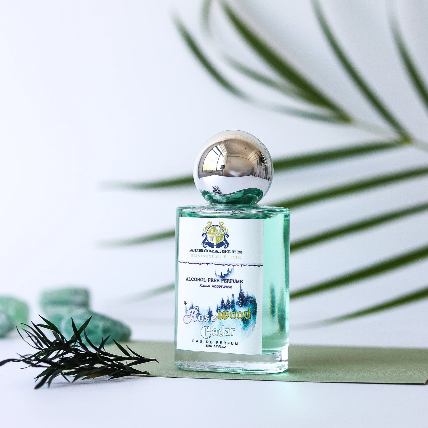Men's Eau de Parfume 50ml Alcohol-Free Woody Fresh Long Lasting Fragrance Oil Cologne Gift Set for Him Vegan & Hypoallergenic