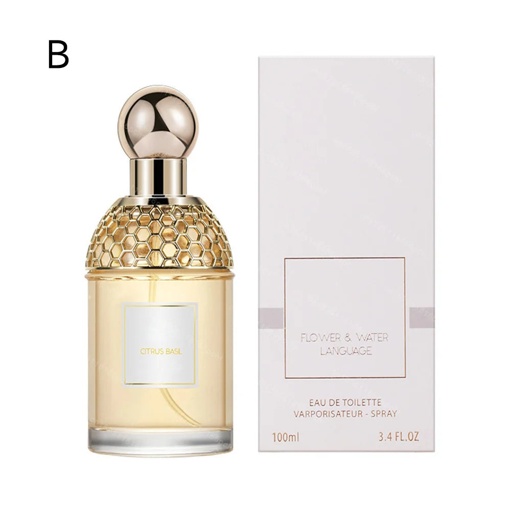 100Ml Brand Perfume Natural Fresh Women Perfumes Spray Lasting Floral Fruity Scent Fragrance Attractive Pheromone Daily Cologne