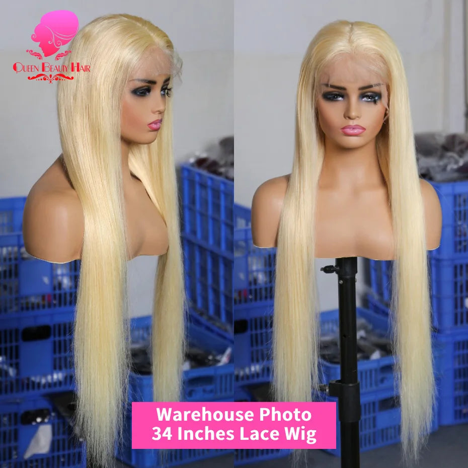 13x6 Lace Frontal Wig 1B 613 Ombre Blonde Full Lace Human Hair Wig Dark Roots Pre Plucked Lace Front Human Hair Wigs for Women