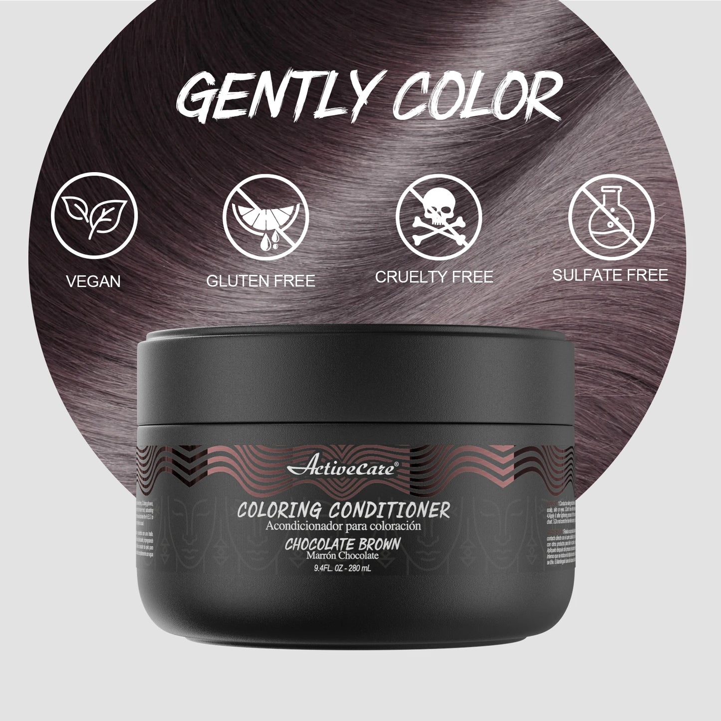 hair coloring Conditioner-Semi Permanent Hair Color dye conditioner&color refresher Natural & Color-Treated Hair, Moisturizing