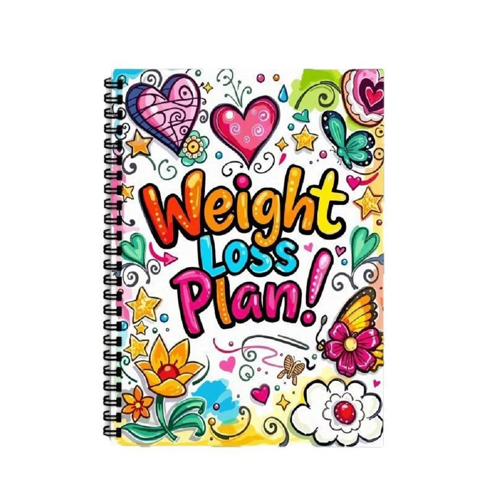 Weight Loss Plan Book My Weight Loss Diary 12 Weeks Fitness Journal Progressive Goal Setting Monthly Planner Health