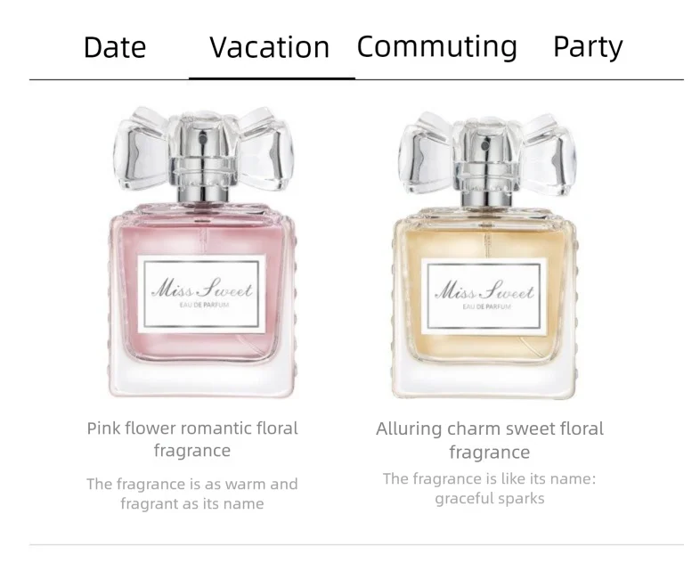 Premium Floral Fruity Perfume Women 50ml EDT 24H Long Lasting Romantic Scent Luxury Gift for Her Birthday Anniversary