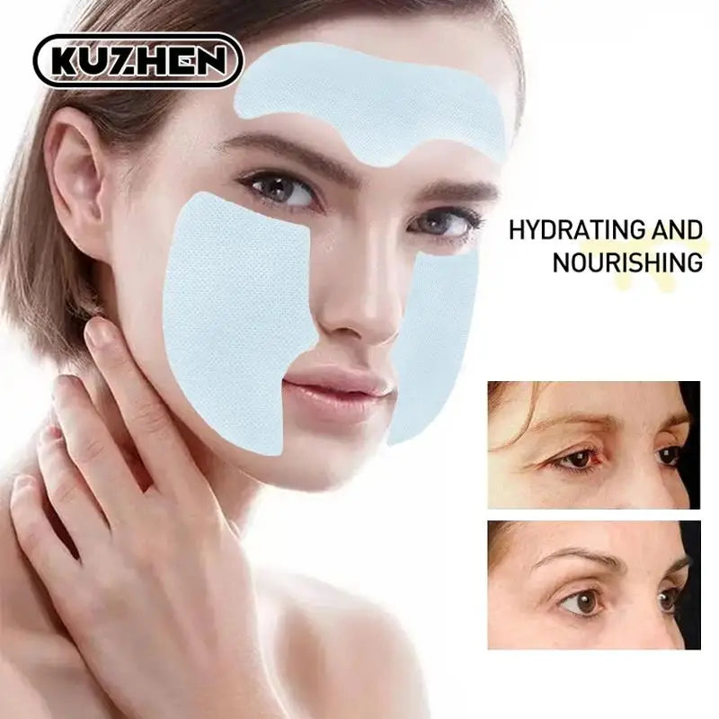 Collagen Film Paper Soluble Facial Mask Face Skin Cheek Sticker Forehead Patch Smile Lines Patches Anti-aging Wrinkles Remover