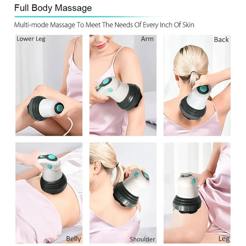Body Electric Massager Fat Reduction Massager Portable Weight Loss Health Massager Cervical Spine Neck Waist Vibration Massage