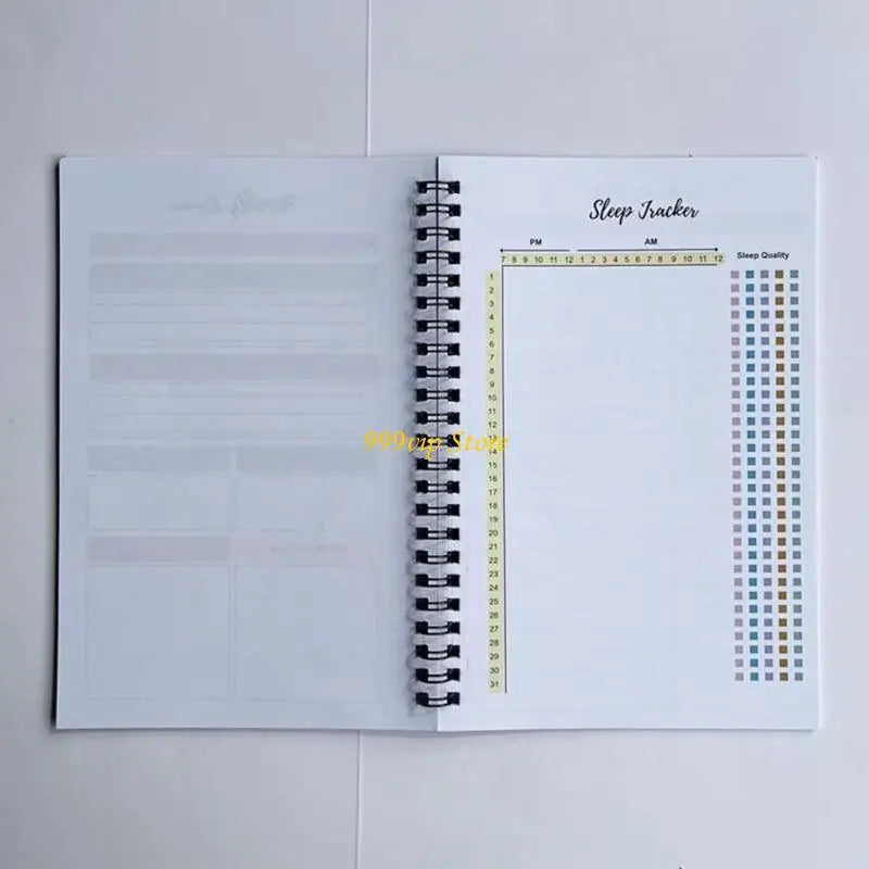 C90C Weight Loss Journal Pounds Lost & Body Measurement Notebook Workout Scheduler Notebook for Workout Mood Sleep Tracking