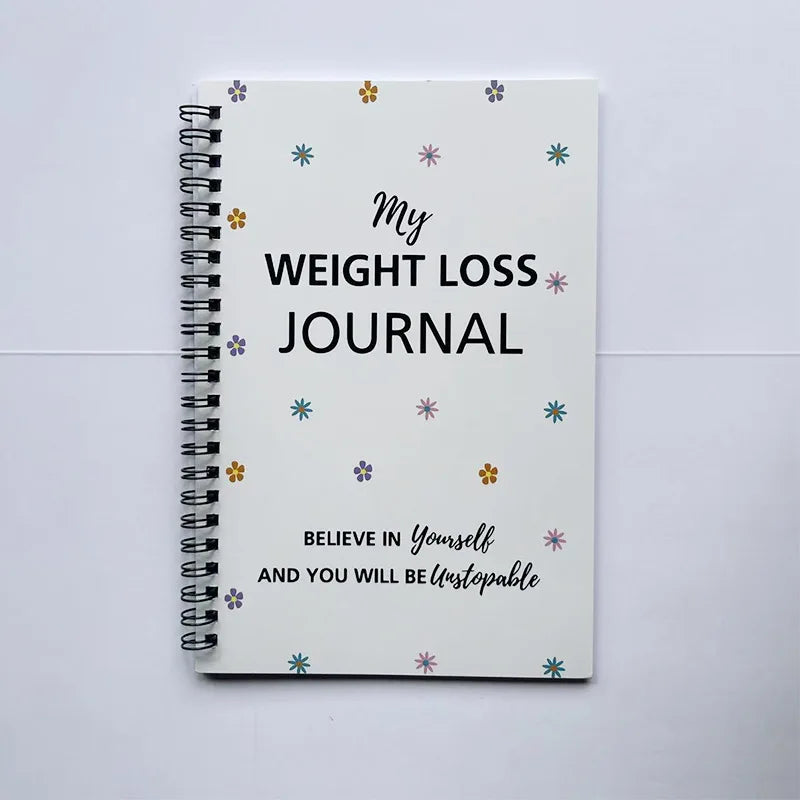 Bview Art Weight Loss Planner & Journal - Fitness Diet Tracker Notebook for Goal Setting, Healthy Lifestyle Organizer