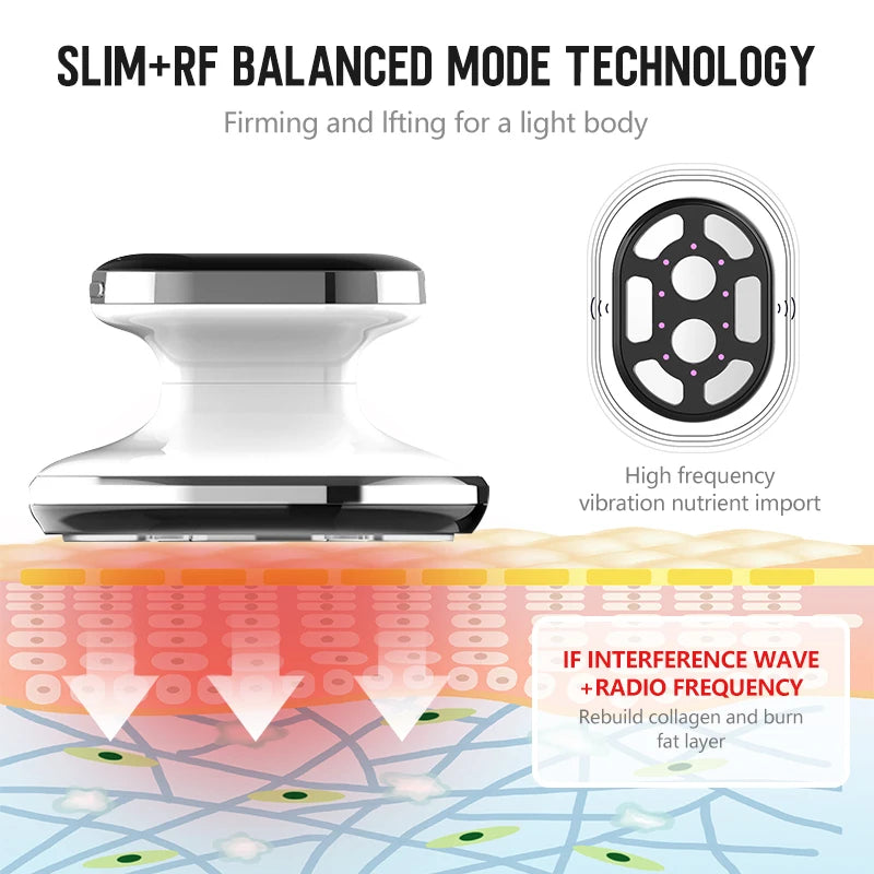 EMS Weight Loss Machine Slimming Fat Burner LED Phototherapy Equipment Body Weight Loss Fat Massager