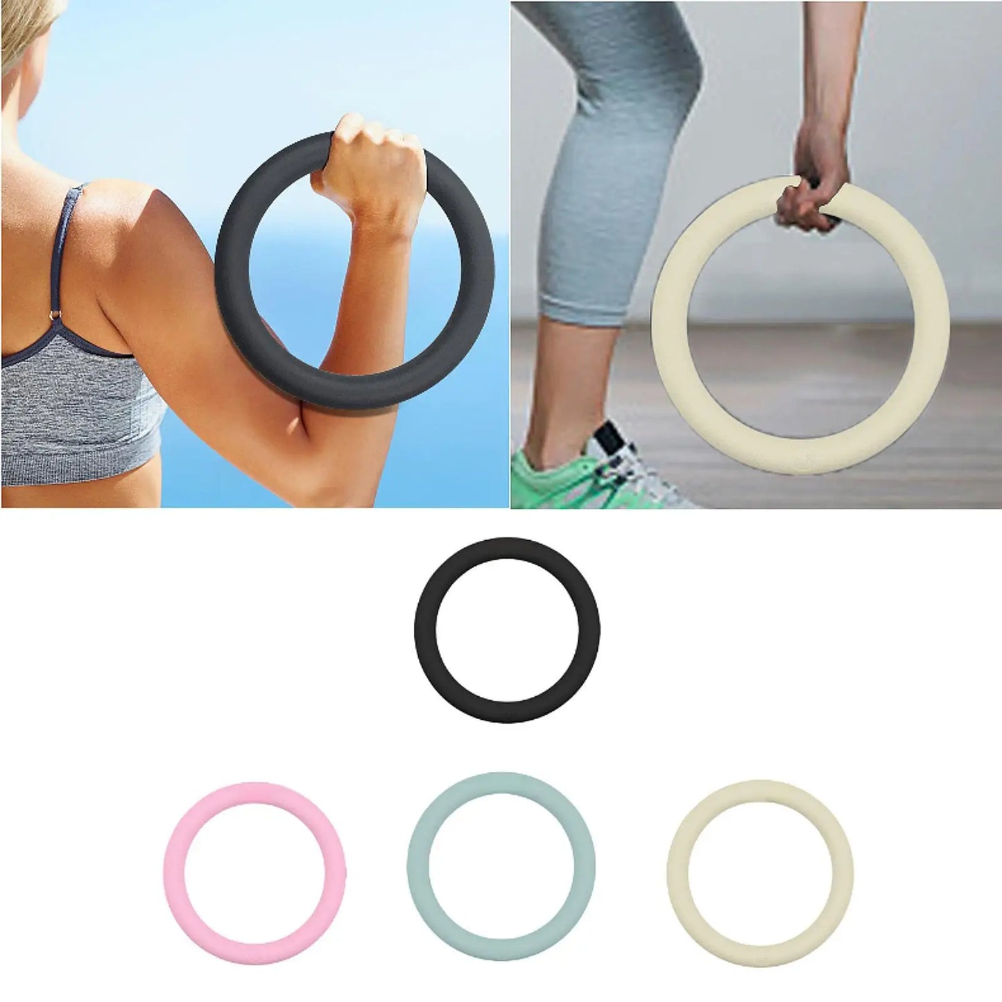 Weight Ring for Indoor and Outdoor Workout Equipment Kettlebell Weighted Circle 5lb for Yoga Exercise Pilates Strength Training