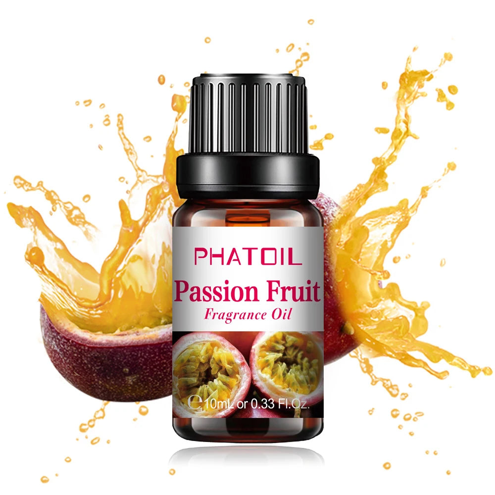 PHATOIL 10ml Strawberry Fragrance Oil Fruit Perfume Making Coconut Tangerine Mango Passion Fruit Watermelon Lemon Fig Aroma Oil
