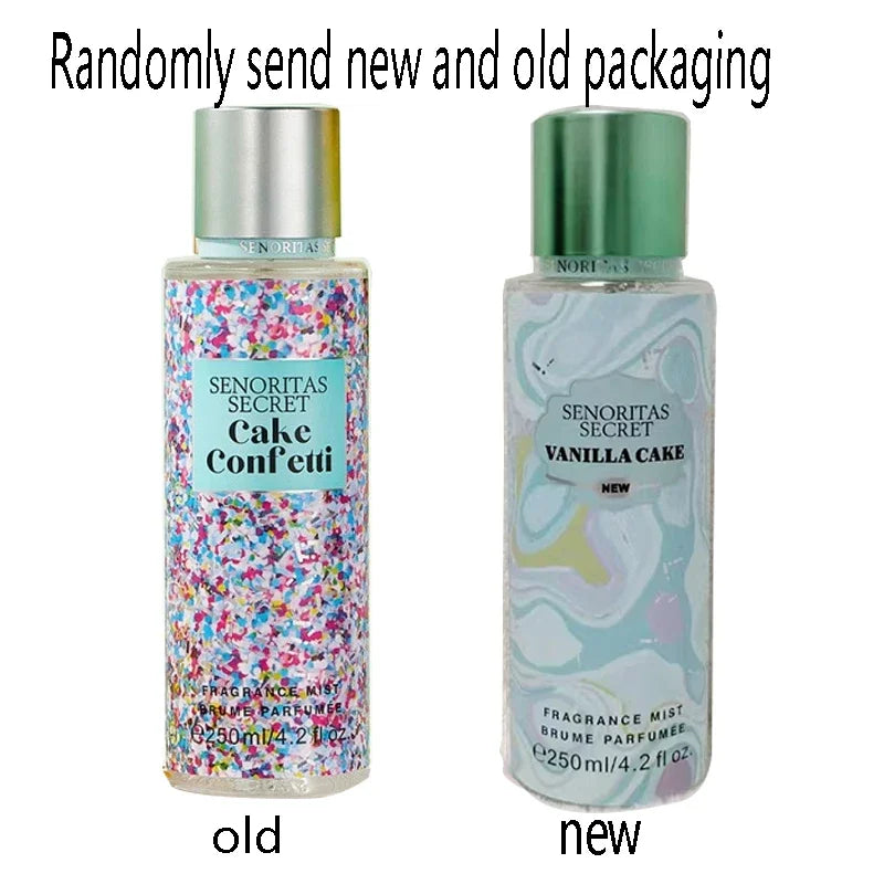 Body Spray Women's Fragrance Floral and Fruit Tone Lasting Fragrance Thailand's 250ml