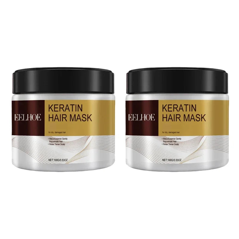Collagen hair mask Repair Damage Frizzy Straighten Soft Smooth Moisturize Hair Treatment Hair Restore Cream Hair Care