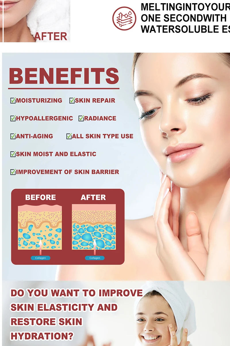 Collagen Membrane Lightens Wrinkles, Bags, Dark Circles, Firming Skin, Plump And Moisturizing Eye Rejuvenation Membrane