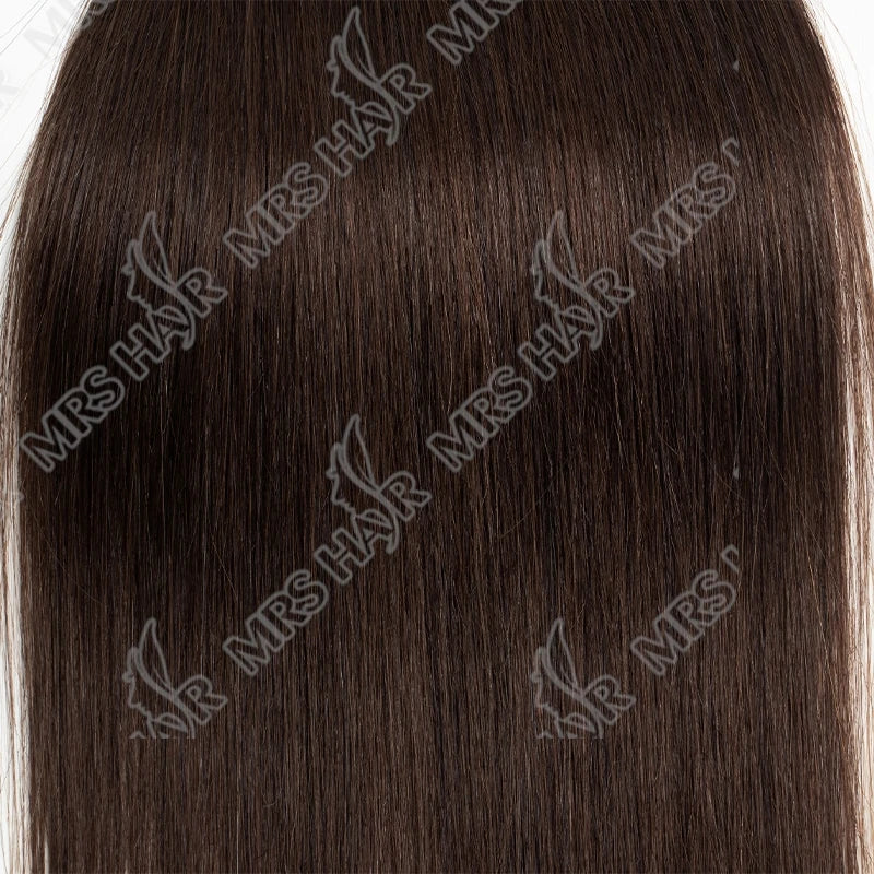 MRSHAIR Clip in Hair Extension Human Hair Real Natural Clip in Hair Extension Double Weft Full Head 7PCS Clip Ins For Add Volume
