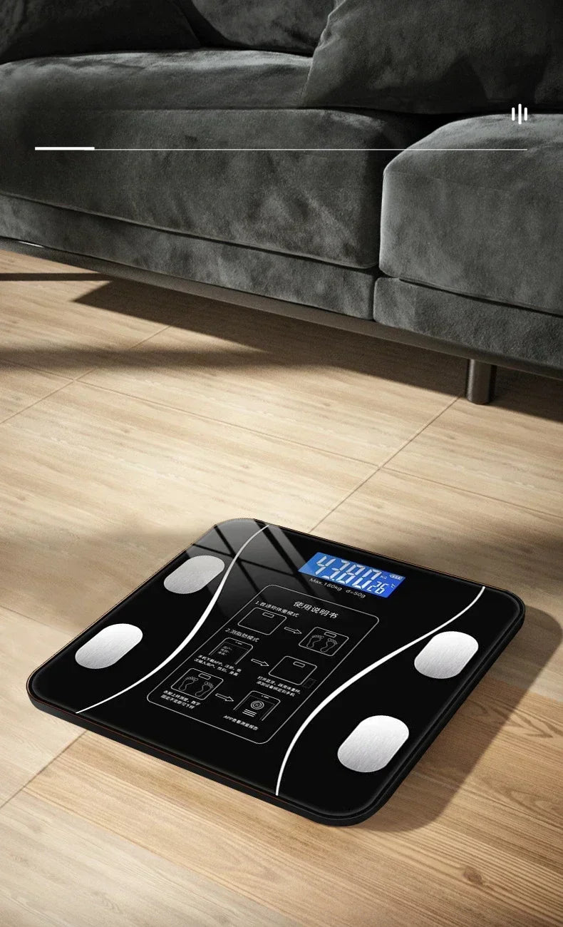 Weight scale electronic weighing smart body fat scale household precision charging small durable weight loss weighing scale