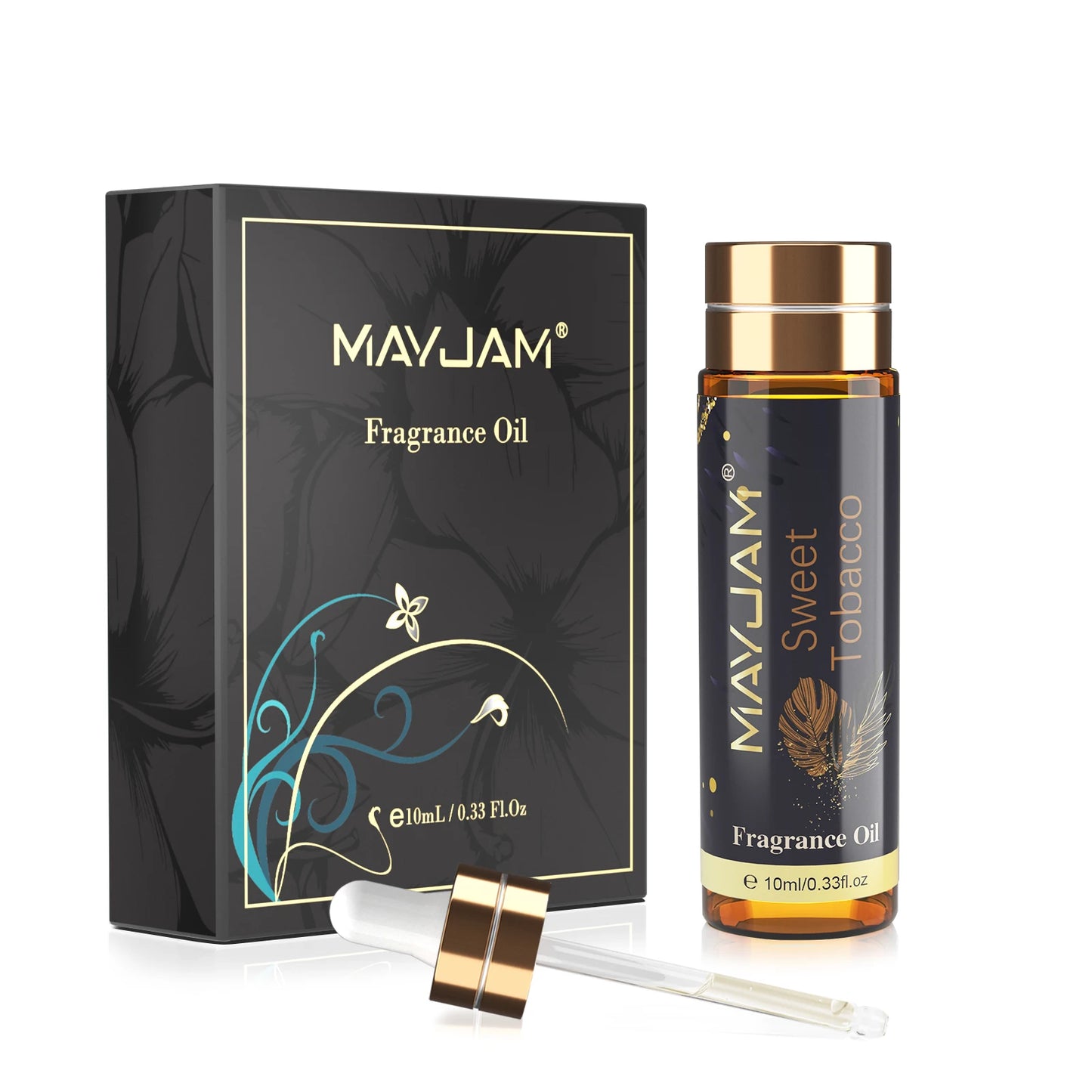 MAYJAM Men's Essential Oil Classic Cologne Sweet Tobacco Bay Rum Forest Pine Bamboo Rain Fragrance Long-lasting Scents