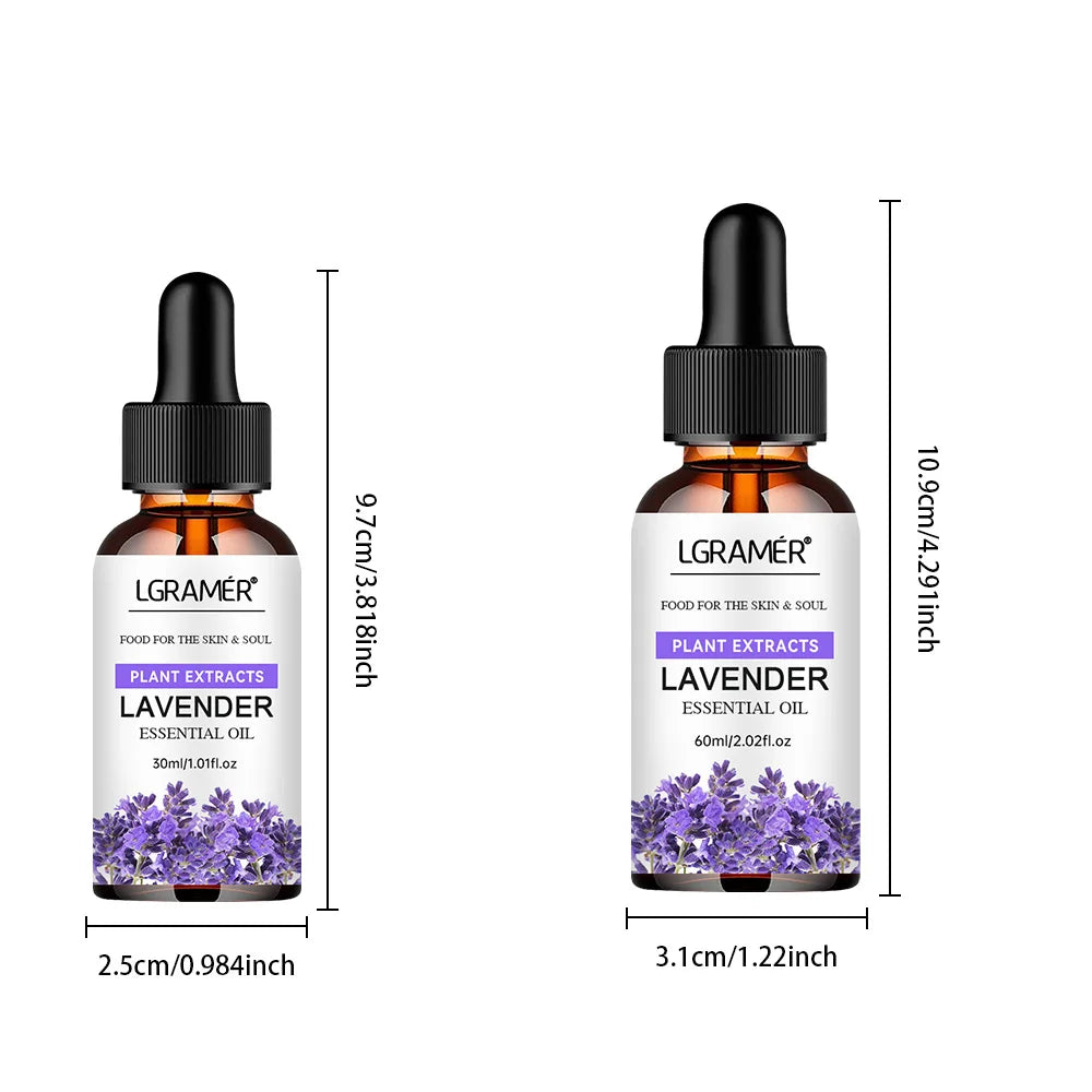 Pure Natural Lavender Essential Oil Facial Body Skin Care Essential Oil Moisturizing Nourishing Massage Plant Essential Oil