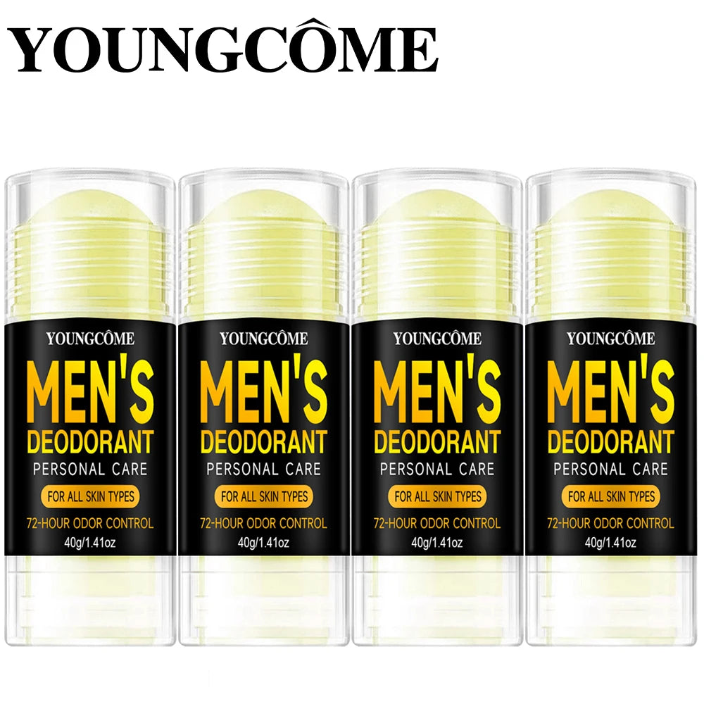 Men Sandalwood Deodorant Stick Anti Sweating Keep Drying Lasting Fragrance Remove Armpit Odor Underarm Refresh Sticks Refresh