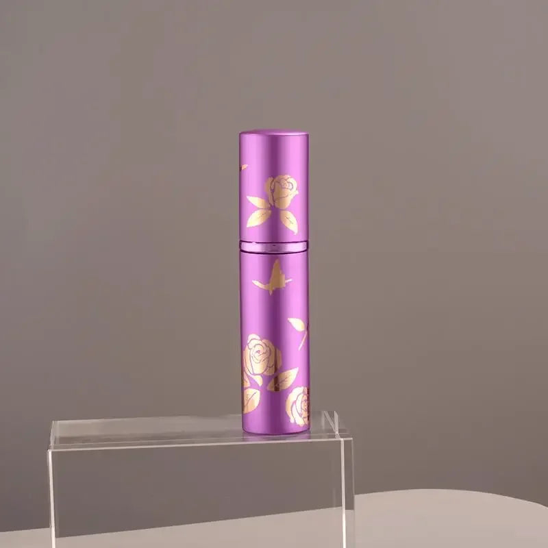 Luxury 10ml Glass Perfume Bottle Metal Perfum Bottles Empty Atomizer Glass Spray Botle Refillable Vials