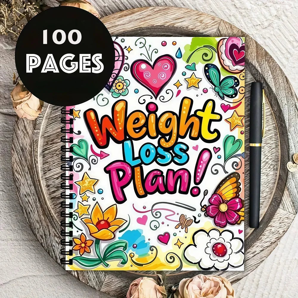 Weight Loss Plan Book My Weight Loss Diary 12 Weeks Fitness Journal Progressive Goal Setting Monthly Planner Health