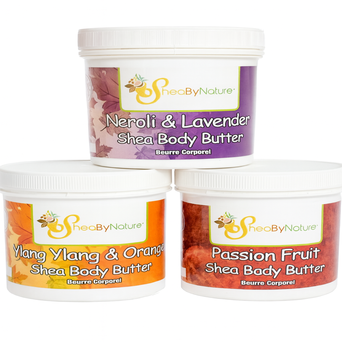 SheaByNature Body Butter Floral Fruity Trio (3 x 250ml)