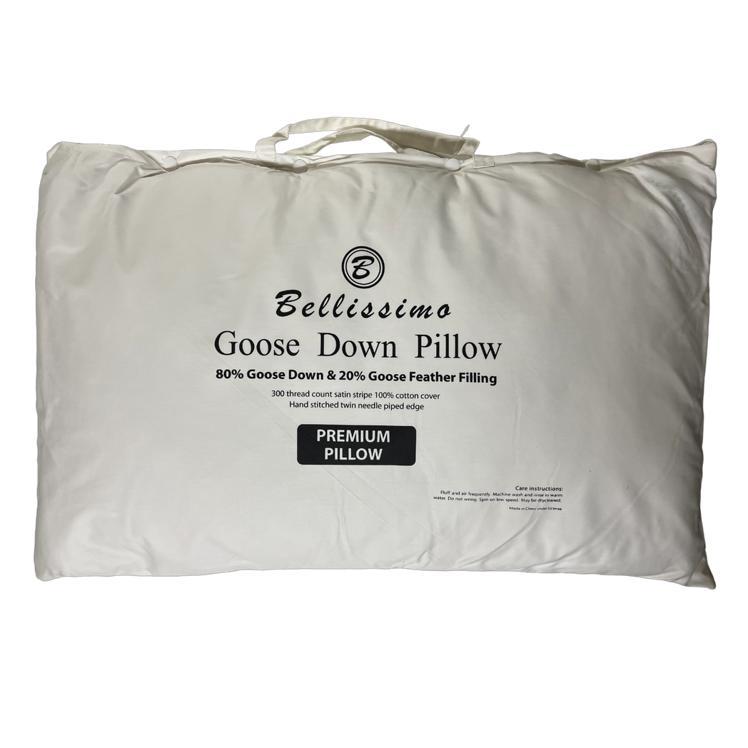 Hungarian White Goose Down Pillow