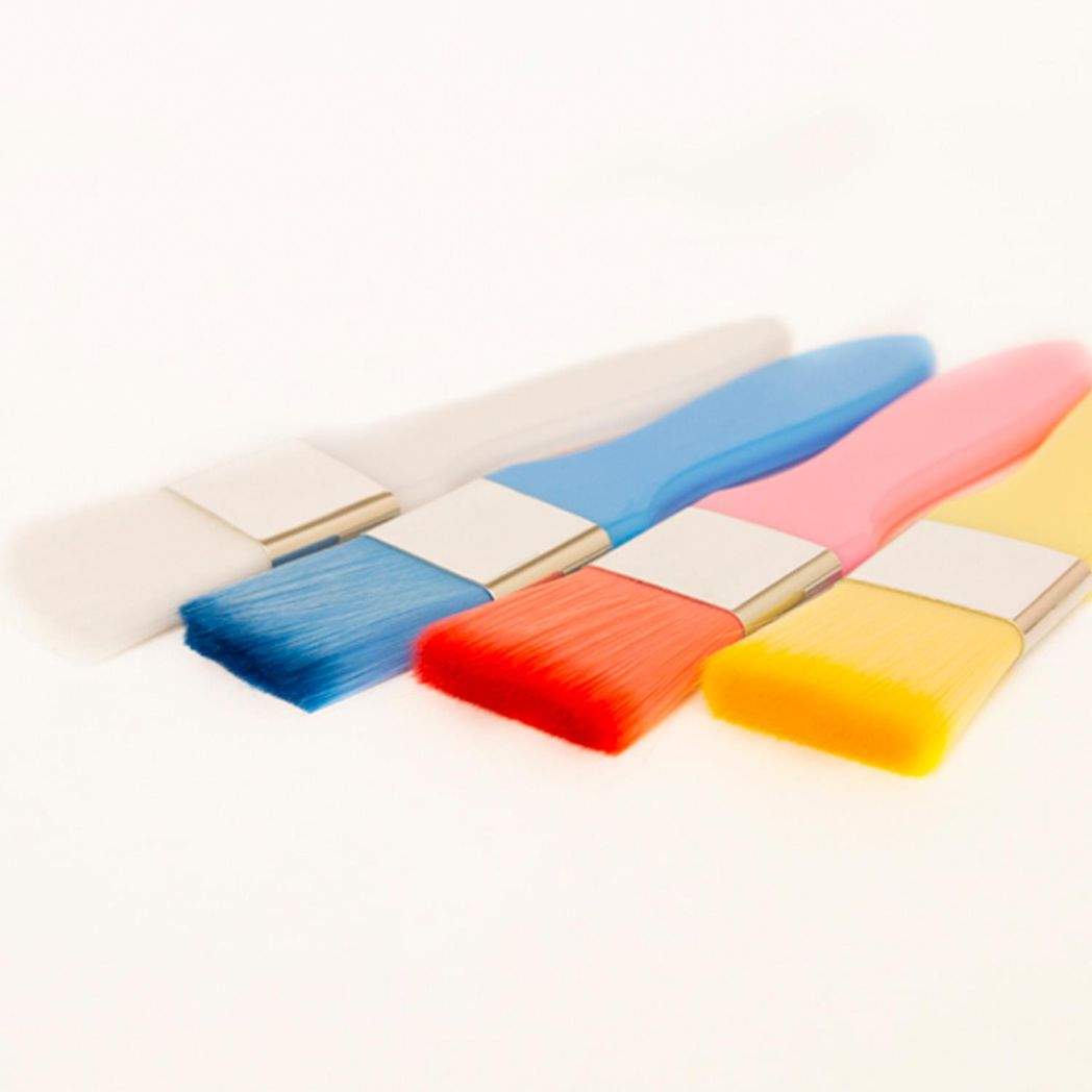 Envie Colourful Makeup Paintbrush Style Foundation Brush MX04, Yellow