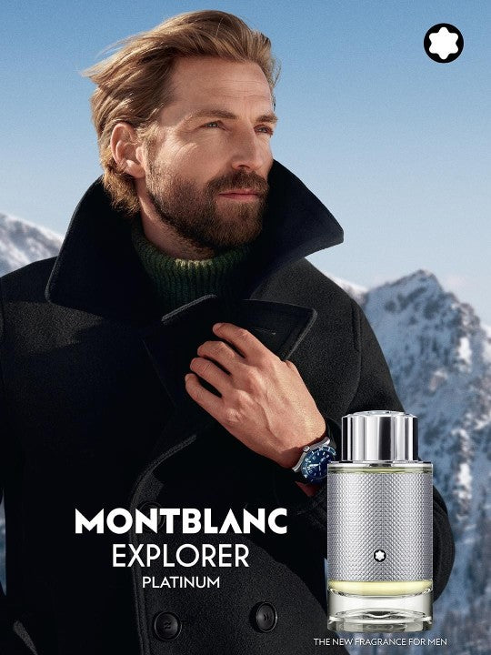 Montblanc Explorer Platinum EDP - Adventurous Elegance for Men, 60ml