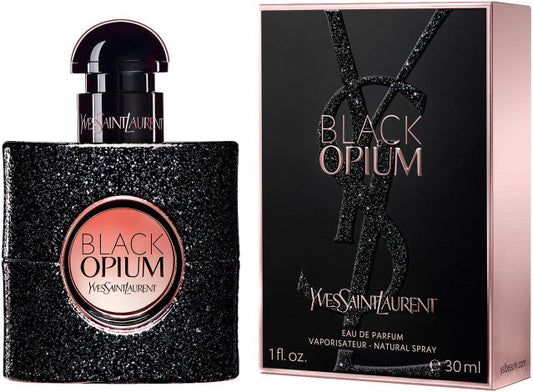 YSL Black Opium EDP Spray 30ml - Seductive Oriental Coffee Vanilla
